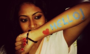 I will write anything on my hand